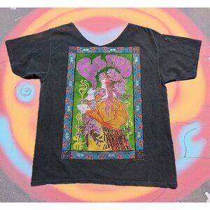 Pink Floyd Shirt XL Gray Destroyed Retro 1966 Marquee London Art Nouveau Poster